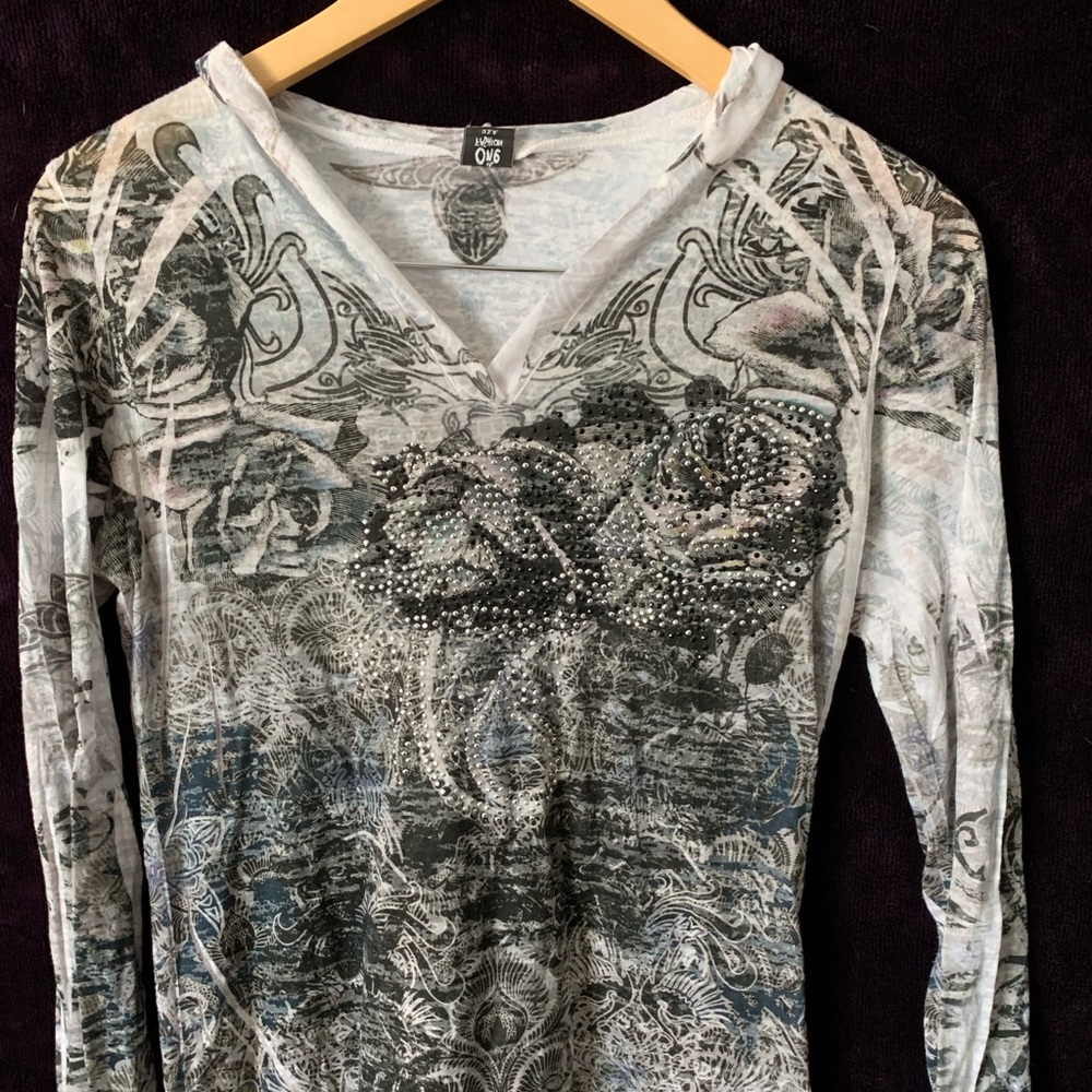 Long sleeve hoodie light